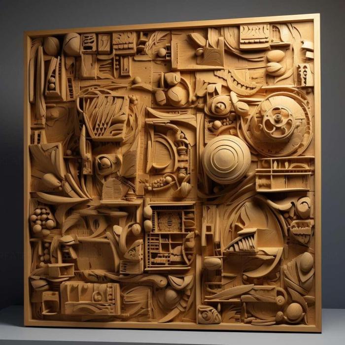 نموذج ثلاثي الأبعاد لآلة CNC 3D Art 